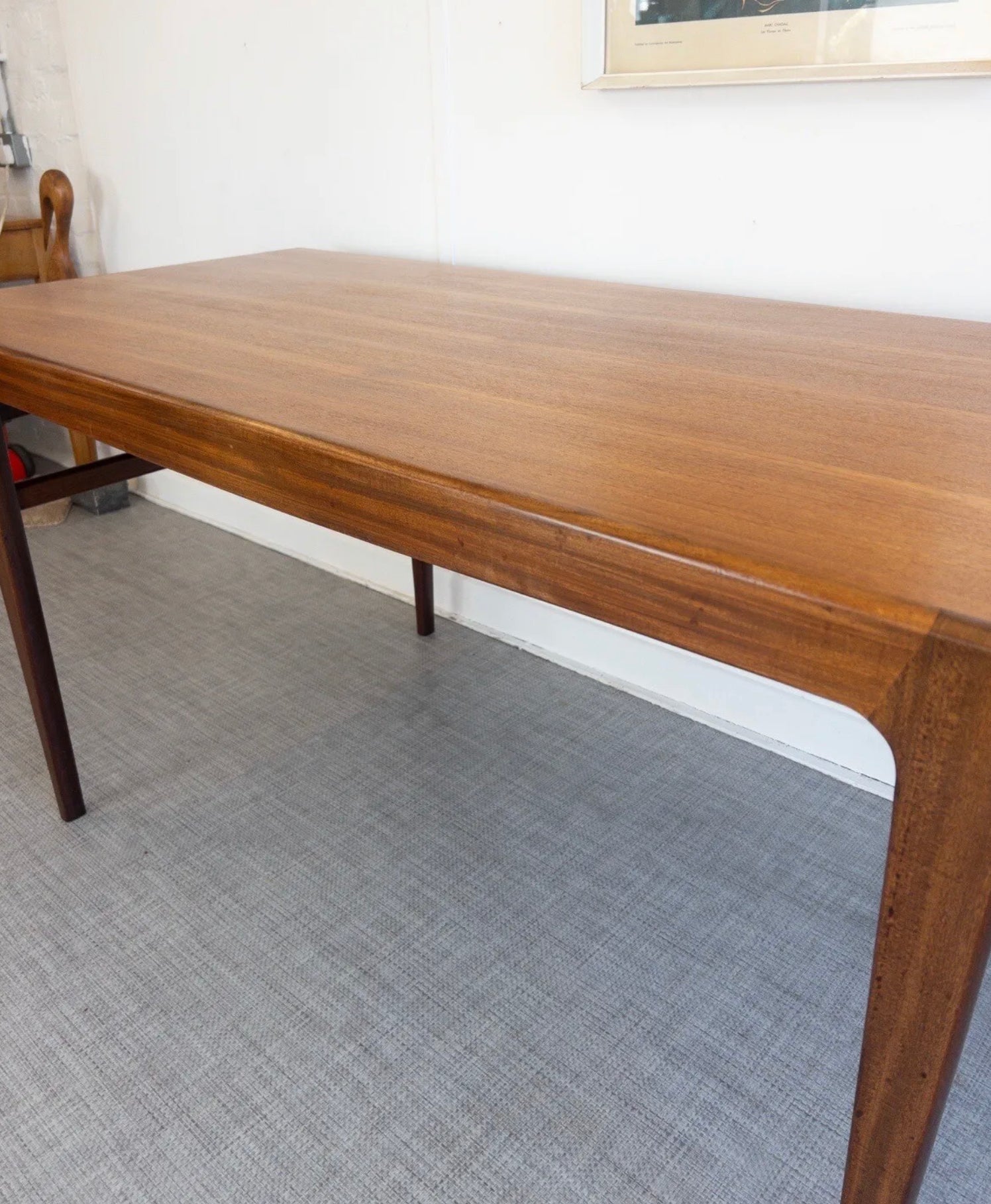 Younger Teak Rectangle Plank Dining Table Fonseca Range Vintage Mid Century Furniture - teakyfinders