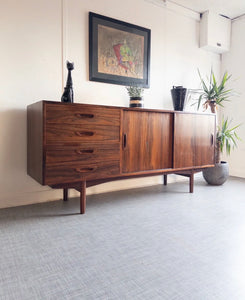 Mid Century Danish Rosewood Sideboard Exceptional Quality And Condition - teakyfinders