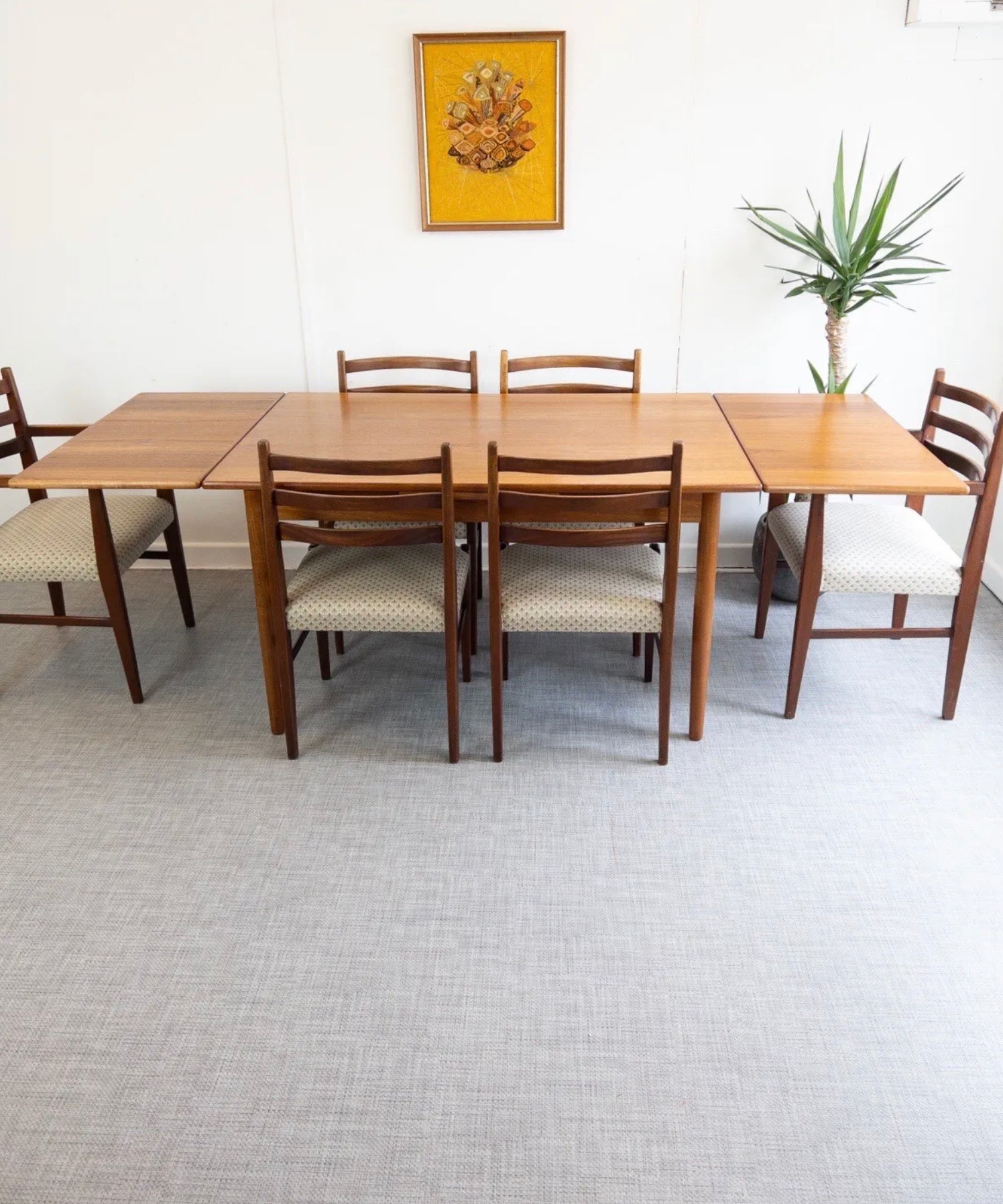 Danish Teak Mid Century Dining Table from A M Mobler in Denmark - teakyfinders