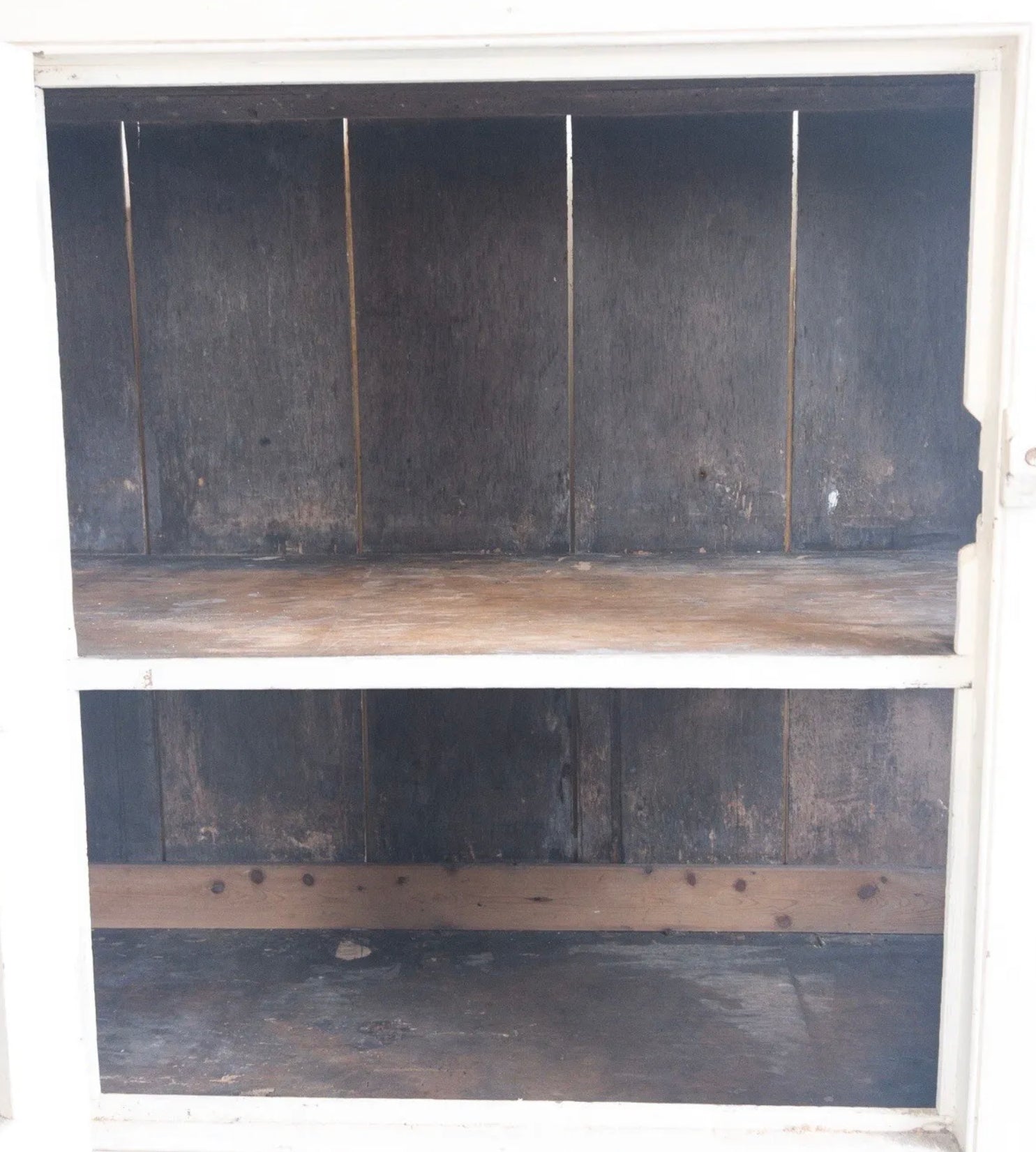 Victorian Pine Meat Safe with Zinc Mesh Panels Kitchen Storage Rustic - teakyfinders