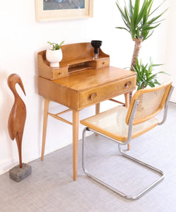 Ercol 1960s Writing Table Desk Mid Century Home Office - teakyfinders