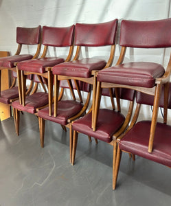 Set of 26 vintage Ben chairs chairs in need of recovering / Mid Century Job Lot - teakyfinders