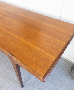 Younger Teak Rectangle Plank Dining Table Fonseca Range Vintage Mid Century Furniture - teakyfinders