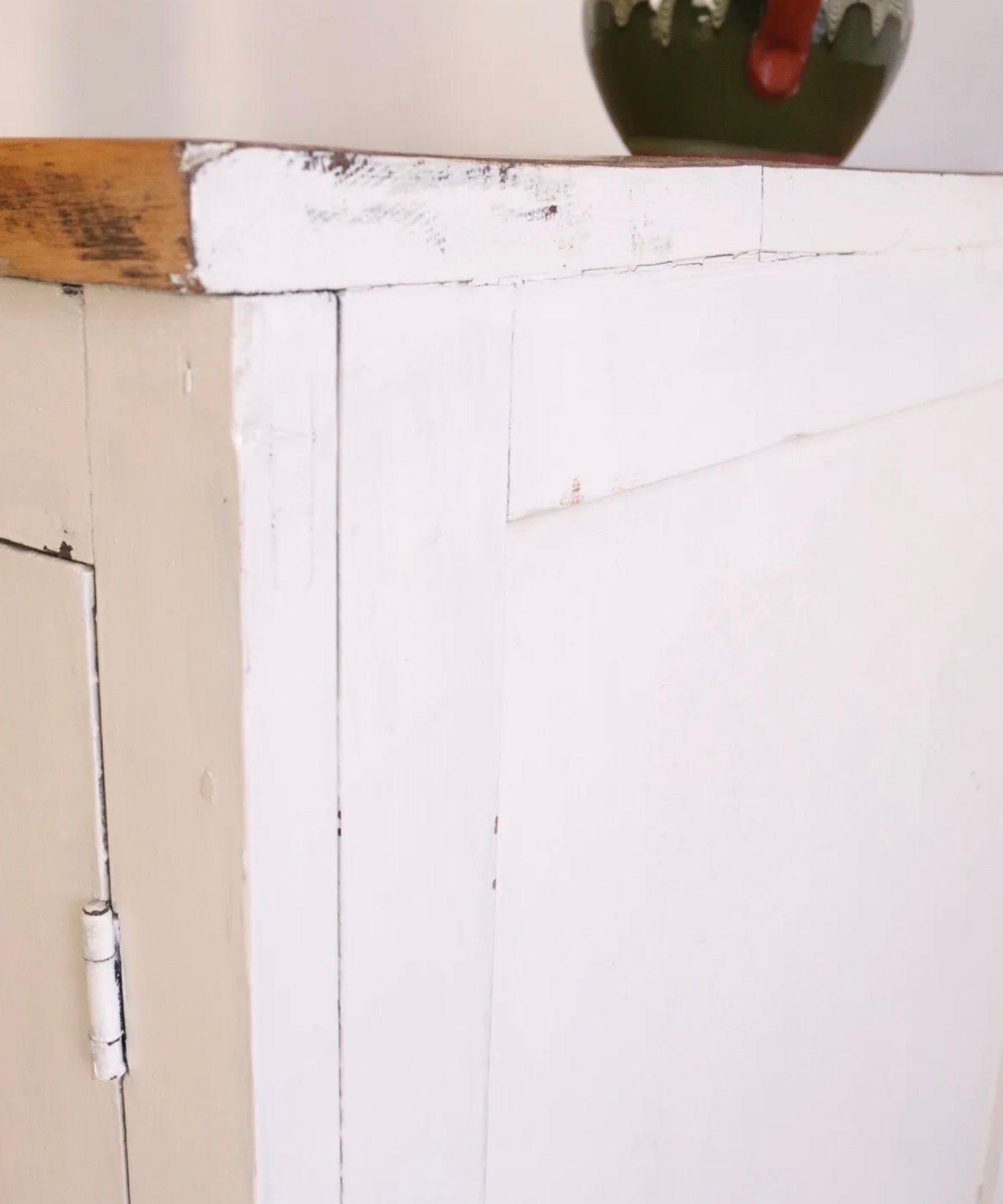 Rustic Pine Sideboard / Antique Pine Cupboard / Painted Pine Sideboard White - teakyfinders