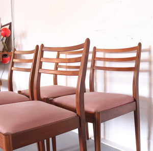 G Plan Fresco Set of 4 Dining Chairs - teakyfinders