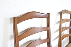 G Plan Ladder Back Chairs - Set of 4 - teakyfinders