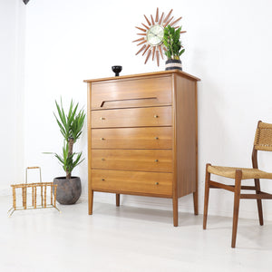 A. Younger Walnut Chest of Drawers - teakyfinders