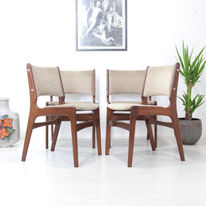 Set of 4 Danish Teak Dining Chairs by Erik Buch for Anderstrup Møbelfabrik - teakyfinders