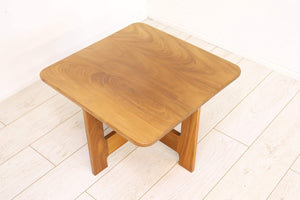 Mid Century Coffee Table Simple Small Square Design - teakyfinders