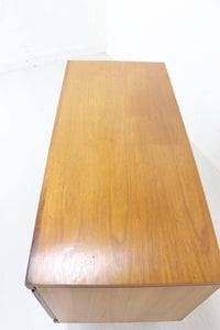 Compact Teak Sideboard On Wooden Legs - teakyfinders