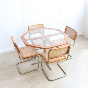 Cesca Style Dining Set, Dining Chairs and Table - teakyfinders