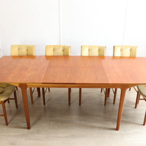 Mid Century Teak Dining Table By Mcintosh - Rare Double Extending Table Stunning Quality and Retro Condition T3 - teakyfinders