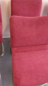 Italian Chrome Funky Dining Chairs - teakyfinders
