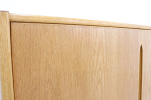 Light Oak Danish Sideboard on Hairpin Legs - teakyfinders
