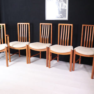 Benny Linden Danish Dining Set Table and Six Chairs - teakyfinders