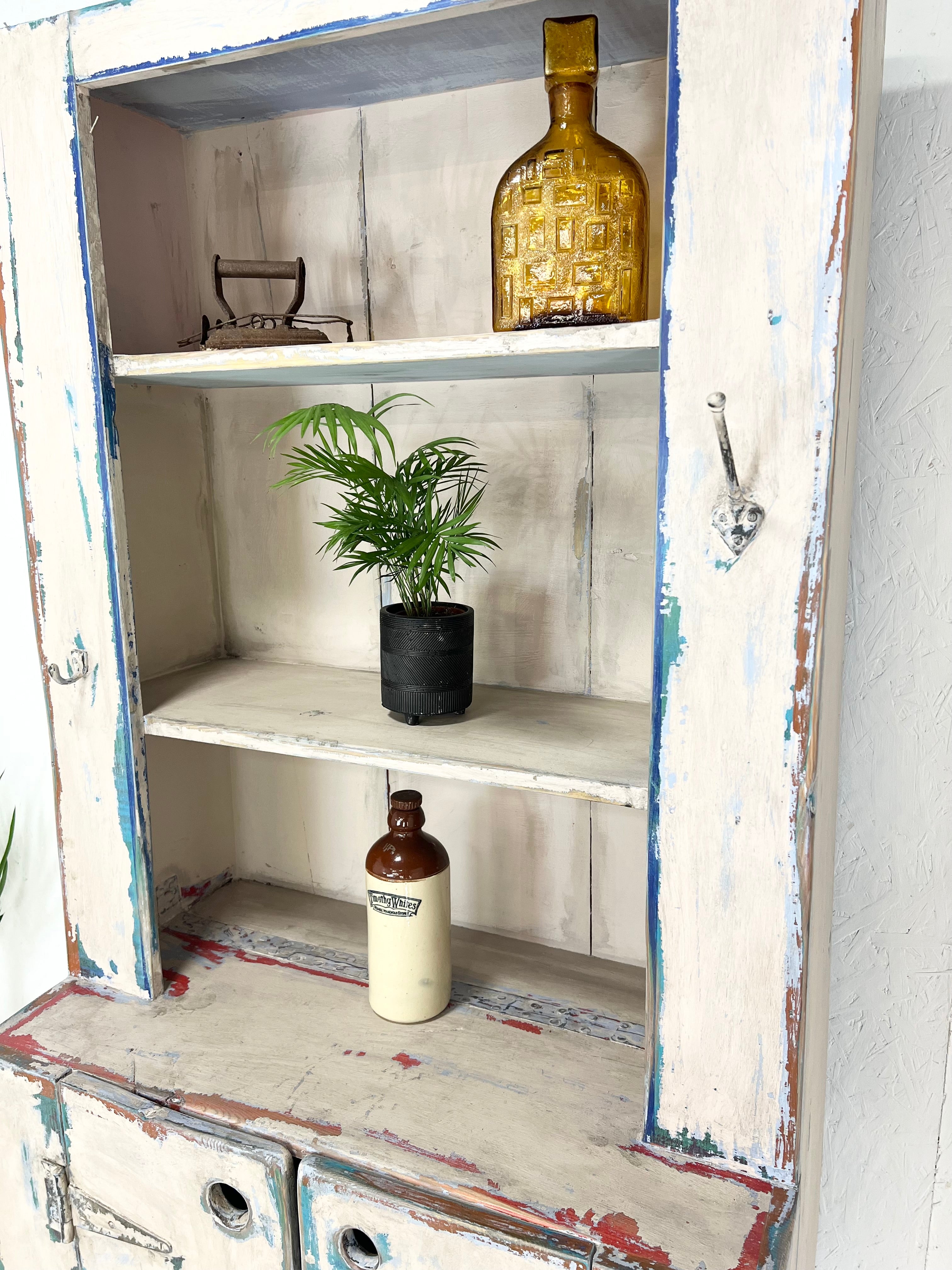 Primitive Painted Dresser - Robert Conway - teakyfinders