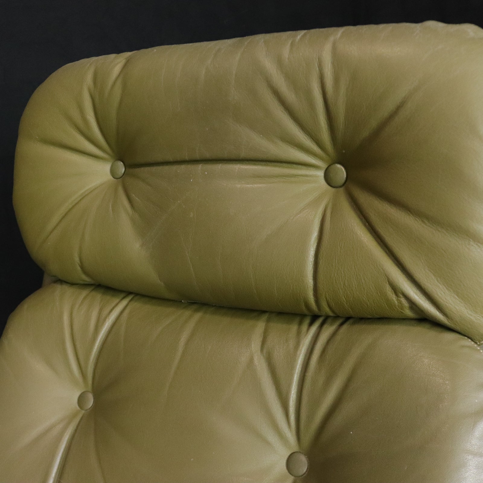 Norwegian Green Leather Reclining Chair - teakyfinders