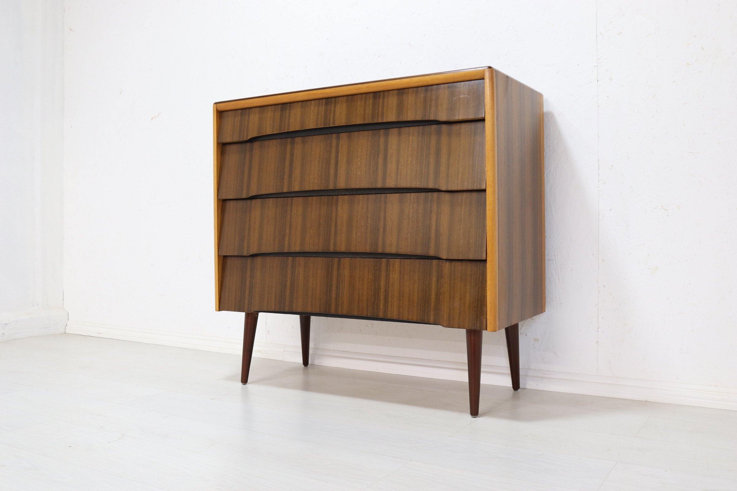 Avalon Yatton Walnut and Beech Chest of Drawers - teakyfinders